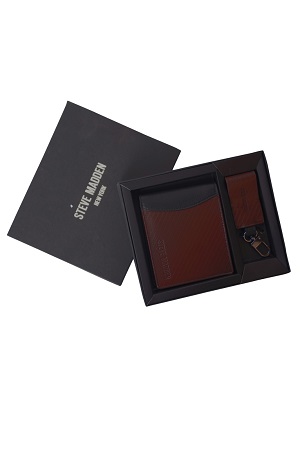 STEVE MADDEN Wallet & Keychain Set